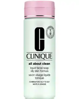ICI Paris XL Clinique Cleanser Gemengde Tot Vette Huid 3 Step System Clinique - All About Clean Liquid Facial Soap Mild - Skin Type 3 & 4 aanbieding