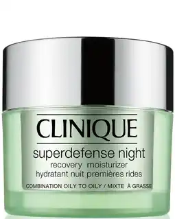 ICI Paris XL Clinique Hydraterende Nachtcreme Anti Aging Gemengde Tot Vette Huid Clinique - Superdefense Night Cream Hydraterende Nachtcrè aanbieding
