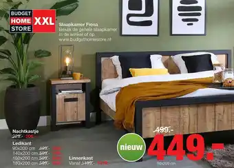 Budget Home Store Slaapkamer Fiona, Nachtkastje Of Ledikant aanbieding