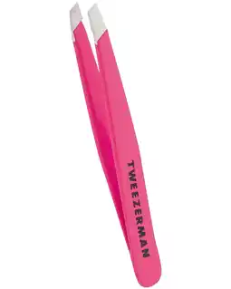 ICI Paris XL Tweezerman Neon Pink Tweezerman - Mini Slant Tweezer Neon Pink aanbieding