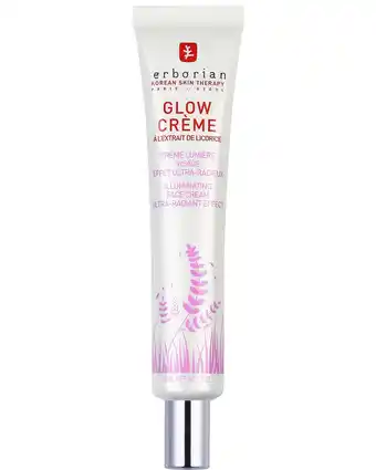 ICI Paris XL Erborian - Glow Crème Lichte Gezichtscrème Ultra Stralend Effect aanbieding