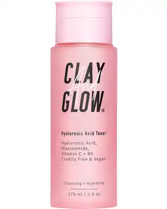 ICI Paris XL Clay And Glow - Cleansing + Hydrating Hyaluronic Acid Toner aanbieding