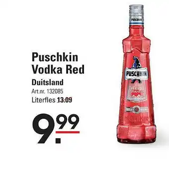 Sligro Puschkin Vodka Red aanbieding