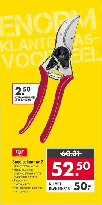 Enorm Felco Snoeischaar Nr.2 aanbieding