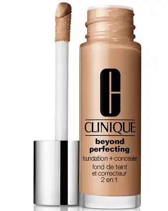 ICI Paris XL Clinique - Beyond Perfecting Foundation + Concealer Foundation & Concealer In 1 - 24u Langhoudend & Hydraterend CN 40 Cream C aanbieding