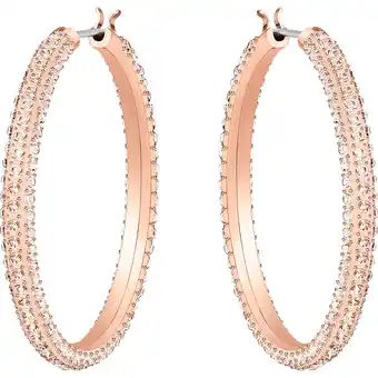 Douglas Swarovski Swarovski Dames CreolenOorbellen Staal - Roségoudkleurig aanbieding