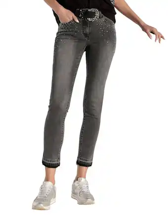 Klingel Jeans met mooie details AMY VERMONT Antraciet aanbieding