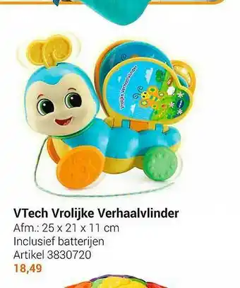 Lobbes Vtech Vrolijke Verhaalvlinder aanbieding