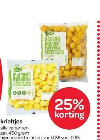 Spar Krieltjes 25% Korting aanbieding