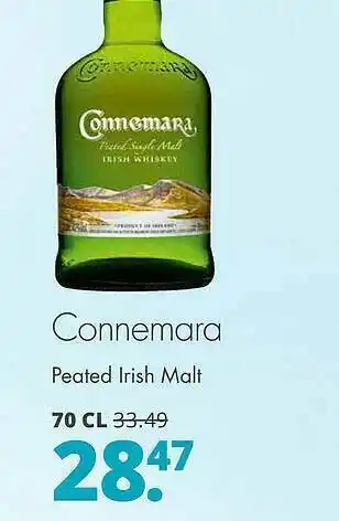 Mitra Connemara Peated Irish Malt aanbieding