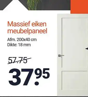 Inter Chalet Massief Eiken Meubelpaneel aanbieding