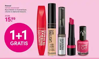 Drogisterij Visser Rimmel Make-Up 1+1 Gratis aanbieding