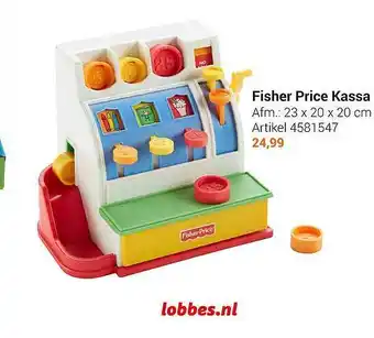 Lobbes Fisher Price Kassa aanbieding