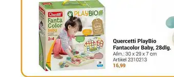 Lobbes Quercetti PlayBio Fantacolor Baby, 28dlg. aanbieding