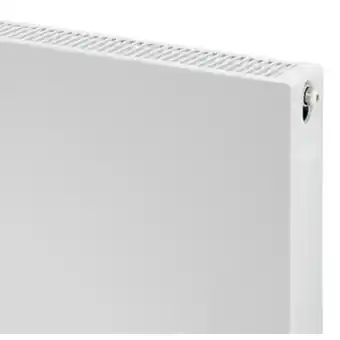 Sanitairwinkel.nl Plieger Compact flat paneelradiator compact vlakke plaat type 22 400x1200mm 1529W zilver metallic SHOWROOMMODEL aanbieding