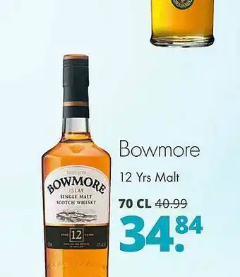 Mitra Bowmore 12 Yrs Malt aanbieding