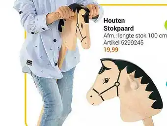 Lobbes Houten Stokpaard aanbieding