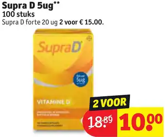 Kruidvat Supra D 5ug aanbieding