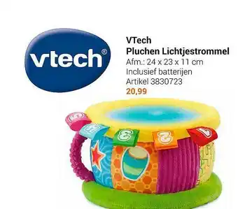 Lobbes VTech Pluchen Lichtjestrommel aanbieding