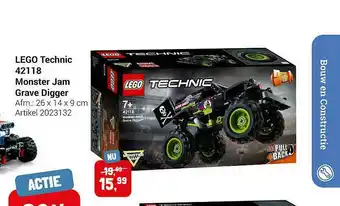 Lobbes Lego Technic 42118 Monster Jam Grave Digger aanbieding