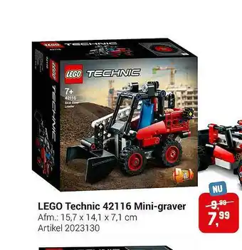 Lobbes Lego Technic 41226 Mini-Graver aanbieding