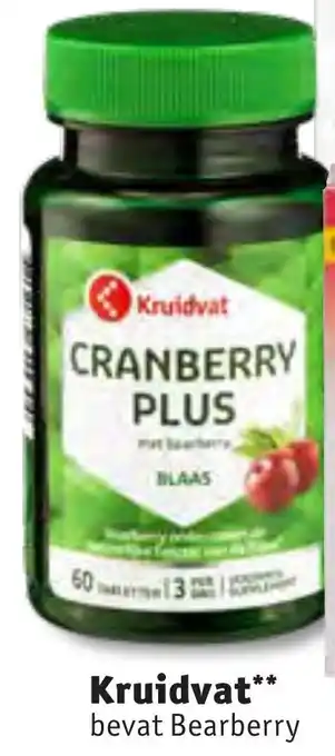 Kruidvat CRANBERRY PLUS Echinacea aanbieding