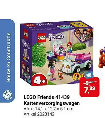 Lobbes Lego Friends 41439 Kattenverzorgingswagen aanbieding