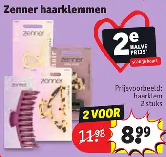 Kruidvat Zenner haarklemmen aanbieding