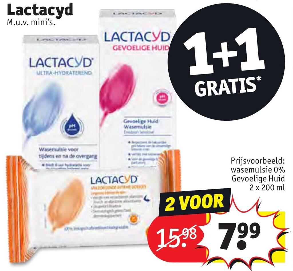 Lactacyd aanbieding bij Kruidvat