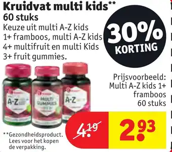 Kruidvat Multi kids 60 stuks aanbieding