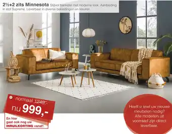 Woonsquare 2 1/2+2 zits Minnesota aanbieding