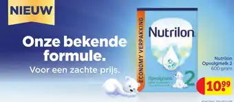 Kruidvat Nutrilon Opvolgmelk 2 600 gram aanbieding