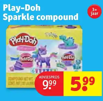 Kruidvat Play-Doh Sparkle compound aanbieding