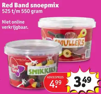 Kruidvat Red Band snoepmix 525 t/m 550 gram aanbieding