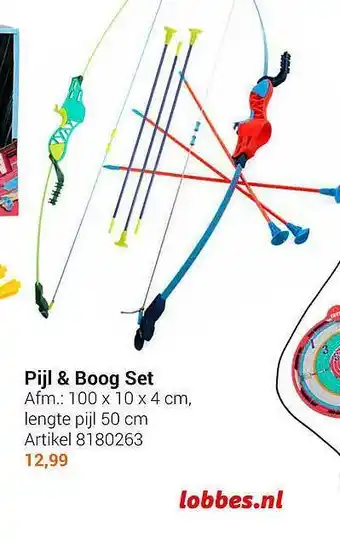 Lobbes Pijl & Boog Set aanbieding