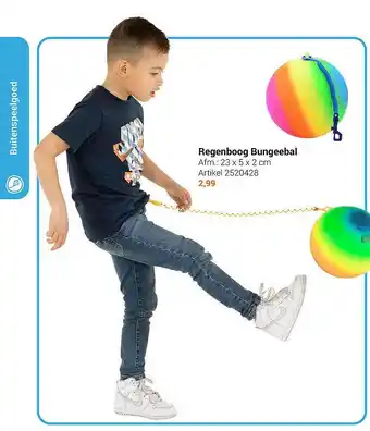 Lobbes Regenboog Bungeebal aanbieding