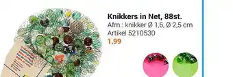 Lobbes Knikkers In Net, 88st. aanbieding