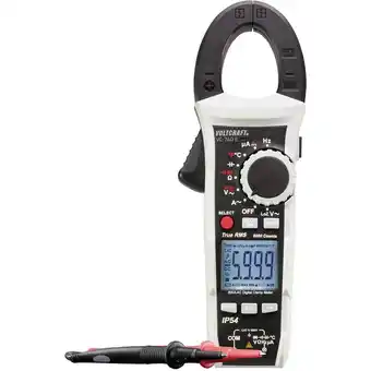 Conrad VOLTCRAFT VC740 (K) Stroomtang, Multimeter Kalibratie (ISO) Digitaal Spatdicht (IP54) CAT IV 600 V Weergave (counts): 6000 aanbieding