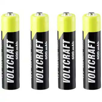 Conrad VOLTCRAFT Endurance Oplaadbare AAA batterij (potlood) NiMH 600 mAh 1.2 V 4 stuk(s) aanbieding