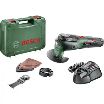 Conrad Bosch Home and Garden UniversalMulti 12 0603103001 Multifunctioneel gereedschap Incl. accu, Incl. koffer 12 V 2.5 Ah aanbieding