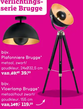 Leen Bakker Vloerlamp Brugge 155 cm aanbieding