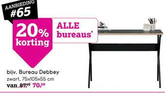 Leen Bakker Bureau Debbey aanbieding