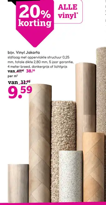 Leen Bakker Vinyl Jakarta aanbieding