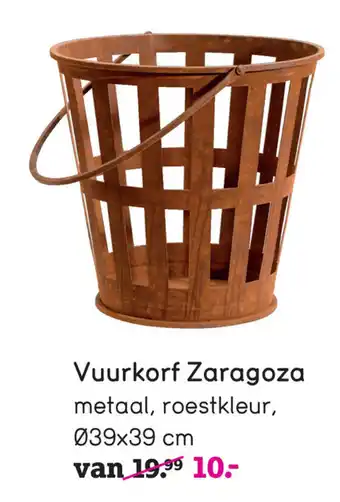 Leen Bakker Vuurkorf Zaragoza aanbieding