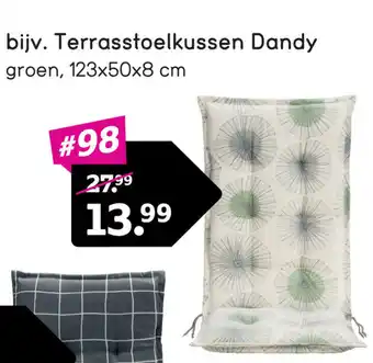 Leen Bakker Terrasstoelkussen Dandy aanbieding