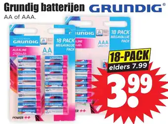 Dirk Grundig batterijen aanbieding