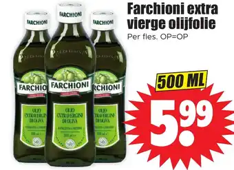 Dirk Farchioni extra vierge olijfolie 500ml aanbieding