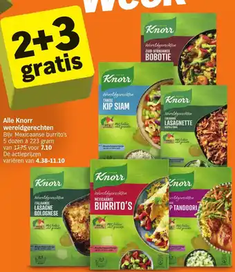 Albert Heijn Alle Knorr wereldgerechten 223g aanbieding