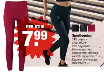 ALDI Sportlegging S-L aanbieding