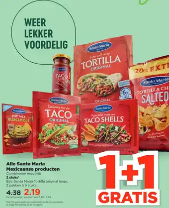 PLUS Alle Santa Maria Mexicaanse producten aanbieding